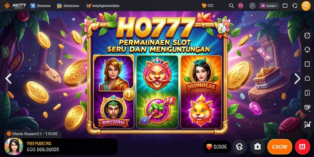 Screenshot gameplay HO777 yang menampilkan keseruan permainan Slot.
