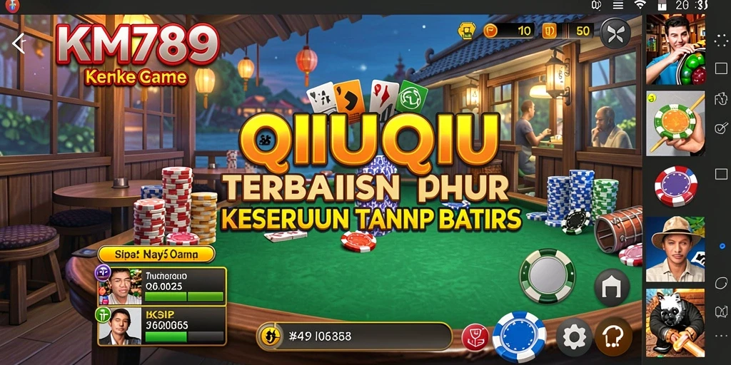 Gambaran menarik dari gameplay QiuQiu di KM789.