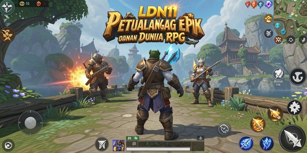 Tampilan gameplay LDN11 yang menarik dan dinamis.