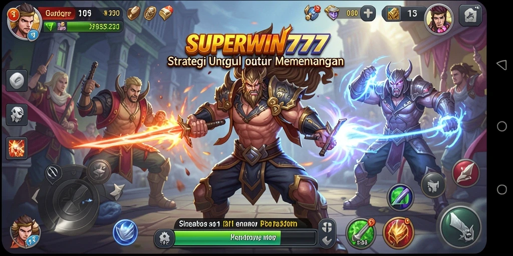 Gameplay SUPERWIN777 yang penuh strategi dan aksi.